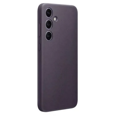Cover Samsung S24 Vegan Leather Case &ndash; Dark Violet